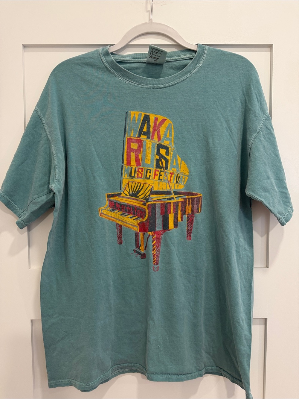 Vintage Wakarusa Music Festival T-Shirt Men’s L Comfort Colors Cotton Graphic T